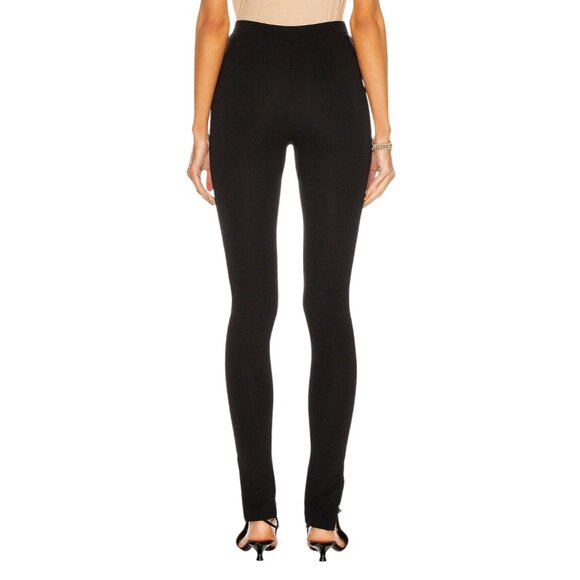 Toteme Zip Leggings in Black Small New Womens Skinny Pants - Picture 4 of 17